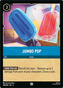 Jumbo Pop 168/204 Common Azurite Sea Lorcana Near Mint