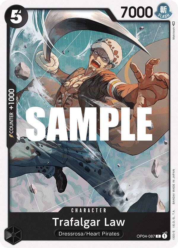Trafalgar Law OP04-087 Common Kingdoms of Intrigue One Piece Near Mint