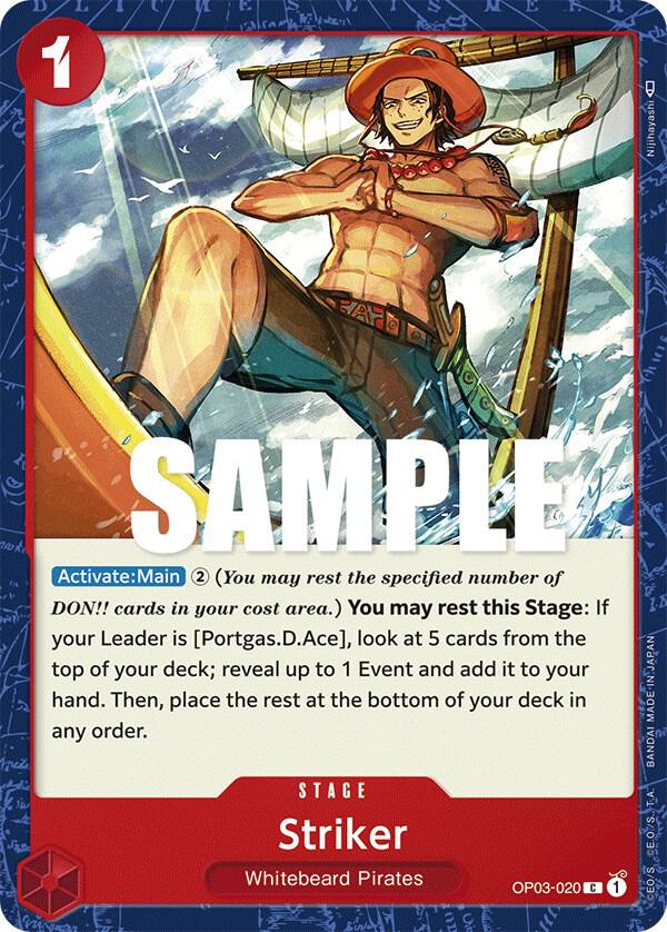 Striker OP03-020 Common Pillars of Strength One Piece Near Mint