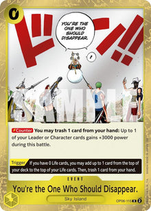 You're the One Who Should Disappear (Reprint) OP06-115 Premium Booster -The Best- Vol. 2 One Piece Foil NM
