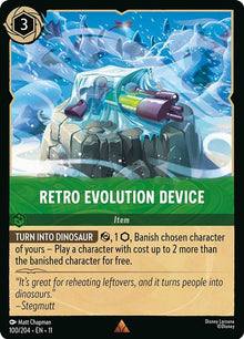 Retro Evolution Device 100/204 Rare Winterspell Lorcana Near Mint