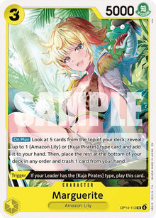 Marguerite OP14-113 Uncommon The Azure Sea's Seven One Piece Near Mint