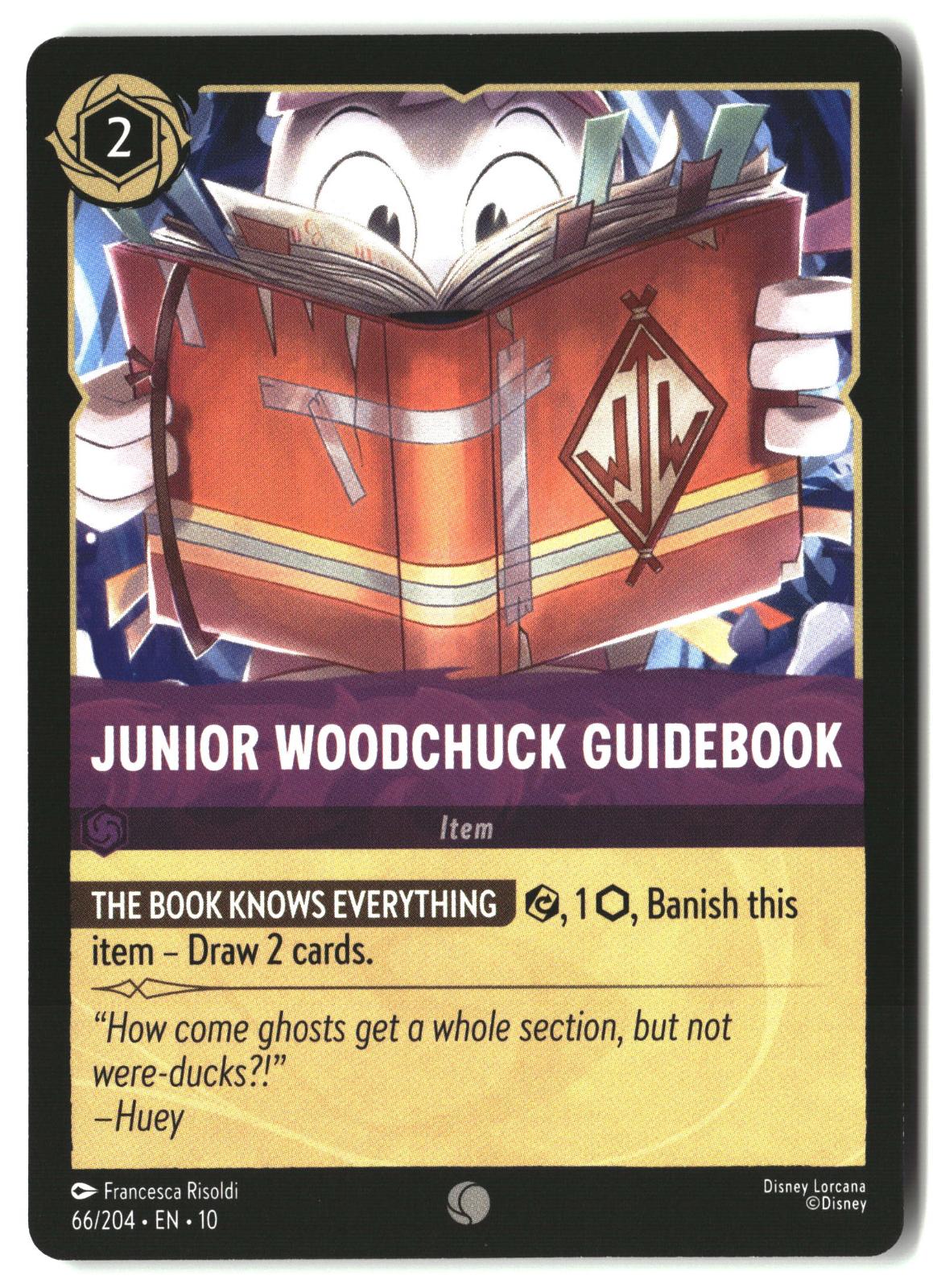 Junior Woodchuck Guidebook 66/204 Common Whispers in the Well Lorcana LP