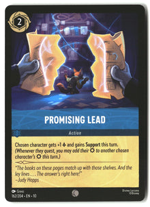 Promising Lead 162/204 Common Whispers in the Well Lorcana Lightly Played