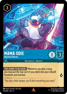 Mama Odie - Mystical Maven 151/204 Rare Into the Inklands Lorcana Near Mint