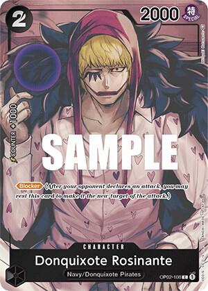 Donquixote Rosinante (Box Topper) OP02-108 Paramount War One Piece Foil NM