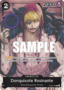 Donquixote Rosinante (Box Topper) OP02-108 Paramount War One Piece Foil NM