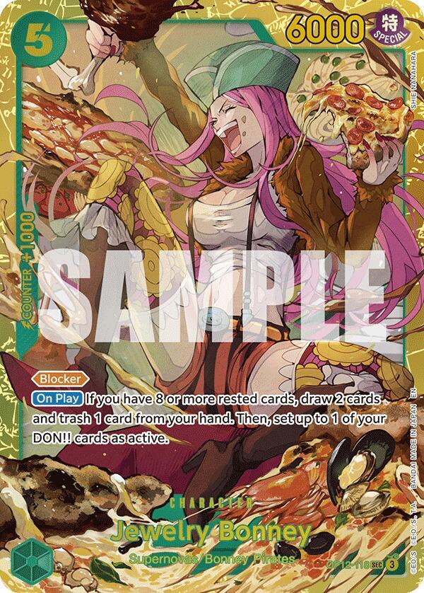 Jewelry Bonney (118) OP12-118 Secret Rare Legacy of the Master One Piece Foil NM