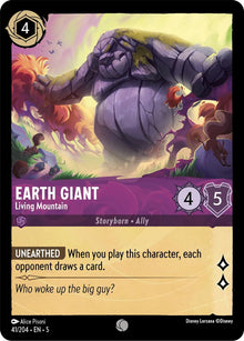 Earth Giant - Living Mountain 41/204 Common Shimmering Skies Lorcana Near Mint