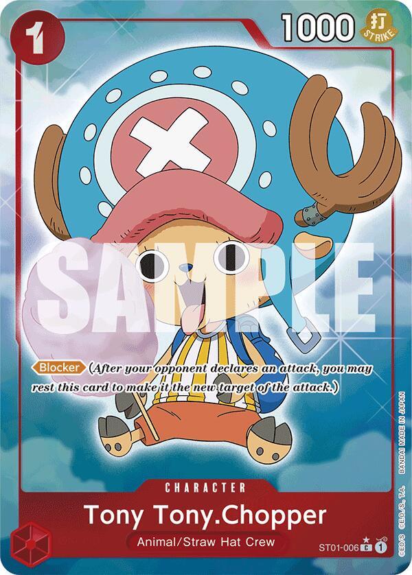 Tony Tony.Chopper (Full Art) ST01-006 Premium Booster -The Best- One Piece Foil NM