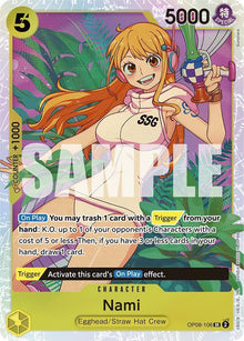 Nami OP08-106 Super Rare Two Legends One Piece Foil Near Mint