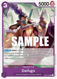 Daifugo OP02-078 Uncommon Paramount War One Piece Near Mint