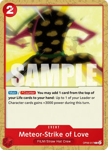 Meteor-Strike of Love OP06-017 Common Wings of the Captain One Piece Near Mint