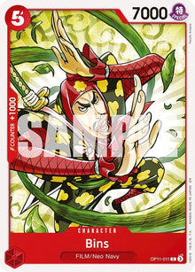 Bins OP11-011 Common A Fist of Divine Speed One Piece Near Mint