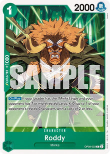 Roddy OP08-033 Common Two Legends One Piece Near Mint