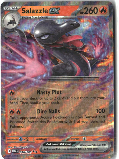 Salazzle ex 016/088 Double Rare Perfect Order Pokemon Holo Near Mint