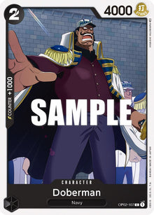 Doberman OP02-107 Common Paramount War One Piece Near Mint