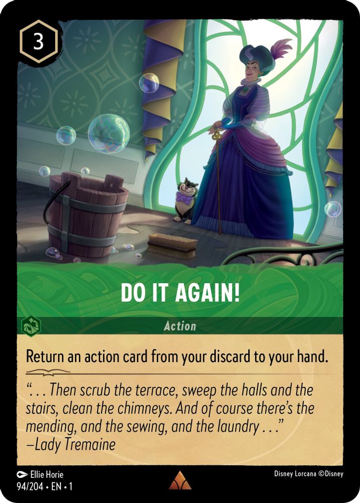 Do It Again! 94/204 Rare The First Chapter Lorcana Near Mint