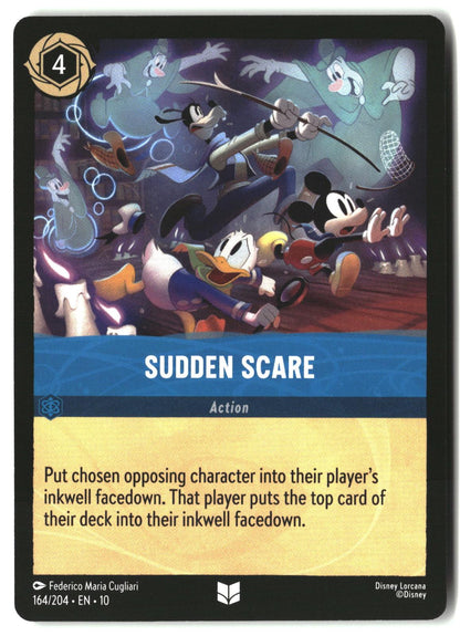 Sudden Scare 164/204 Uncommon Whispers in the Well Lorcana Lightly Played