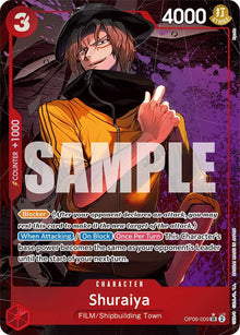 Shuraiya (Alternate Art) OP06-009 Wings of the Captain One Piece Foil NM