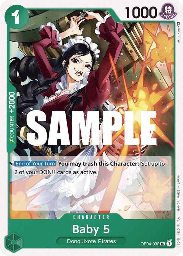 Baby 5 OP04-032 Uncommon Kingdoms of Intrigue One Piece Near Mint