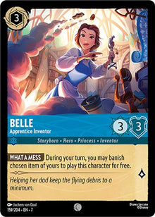 Belle - Apprentice Inventor 159/204 Common Archazia's Island Lorcana Near Mint