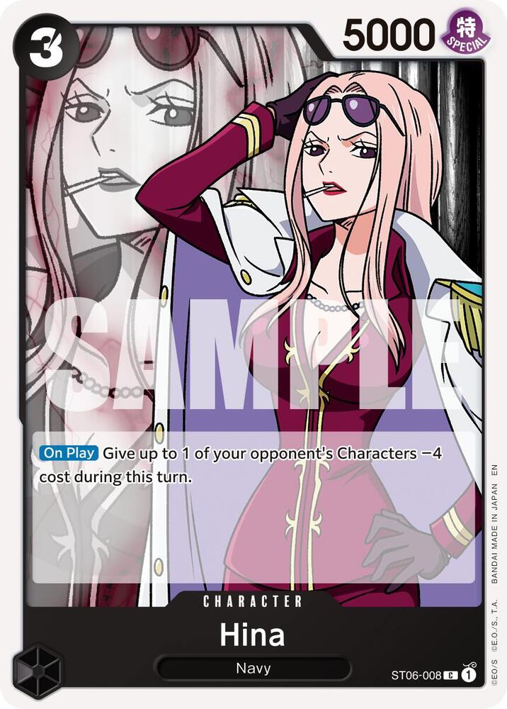 Hina (Reprint) ST06-008 Common Premium Booster -The Best- Vol. 2 One Piece NM