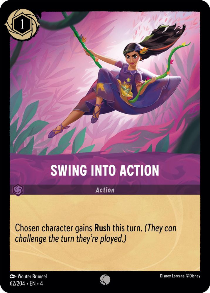 Swing into Action 62/204 Common Ursula's Return Lorcana Near Mint