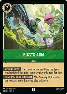 Buzz's Arm 98/204 Uncommon Wilds Unknown Lorcana Near Mint