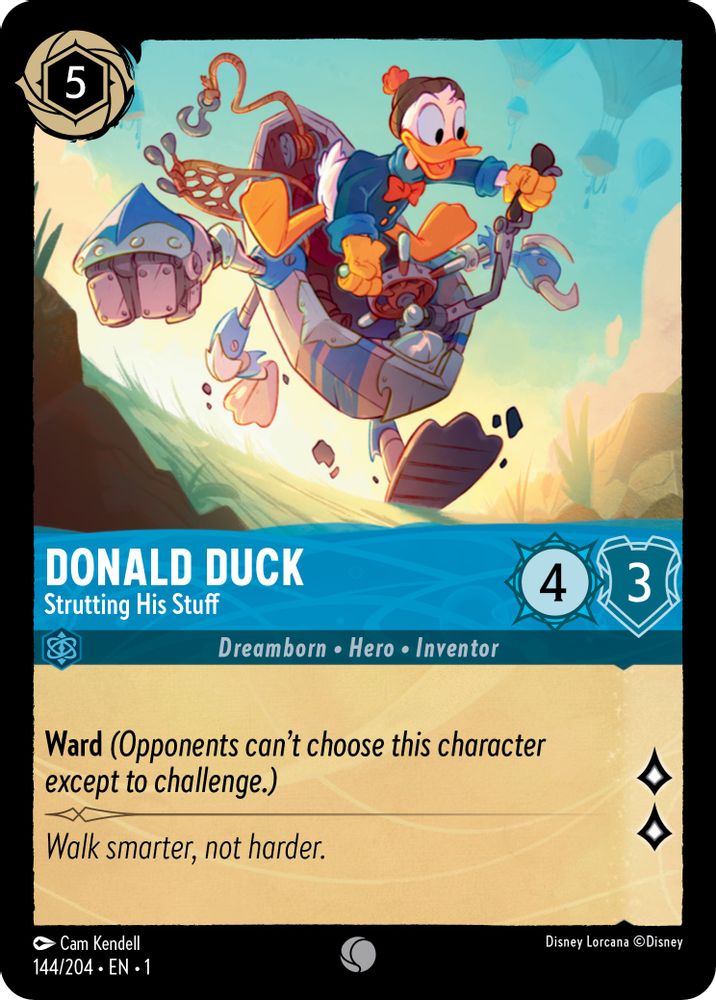 Donald Duck - Strutting His Stuff 144/204 Common The First Chapter Lorcana NM