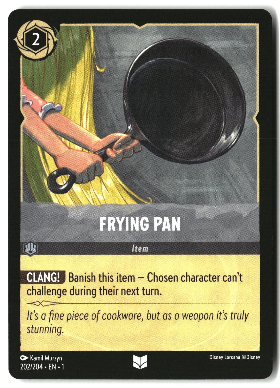 Frying Pan 202/204 Uncommon The First Chapter Lorcana Lightly Played