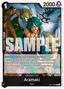 Aramaki OP11-082 Rare A Fist of Divine Speed One Piece Foil Near Mint