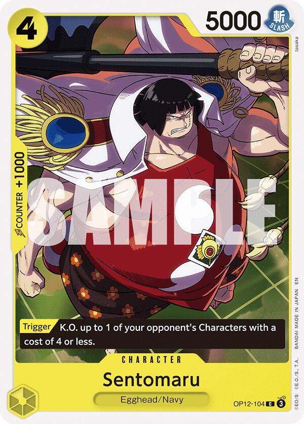 Sentomaru OP12-104 Common Legacy of the Master One Piece Near Mint
