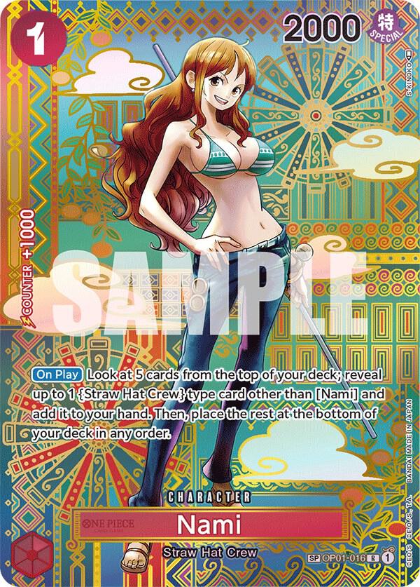 Nami (SP) OP01-016 Rare Awakening of the New Era One Piece Foil Near Mint