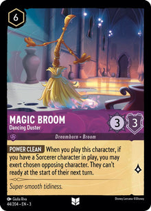 Magic Broom - Dancing Duster 44/204 Uncommon Into the Inklands Lorcana Near Mint