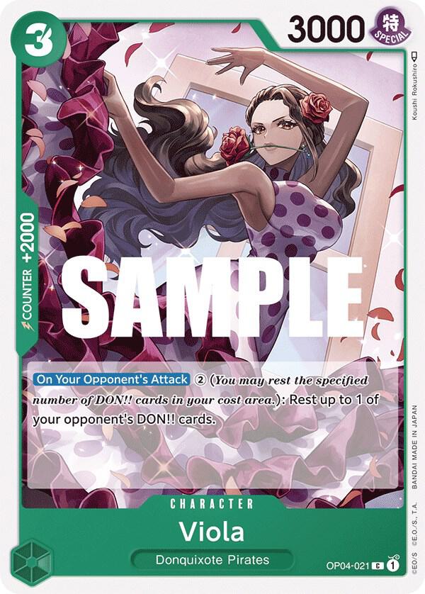 Viola OP04-021 Common Kingdoms of Intrigue One Piece Near Mint