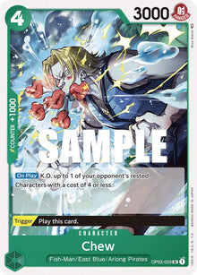 Chew OP03-029 Uncommon Pillars of Strength One Piece Near Mint