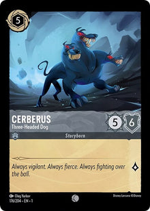 Cerberus - Three-Headed Dog 176/204 Common The First Chapter Lorcana Near Mint
