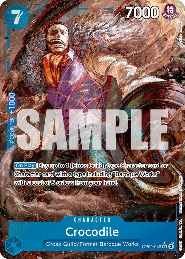 Crocodile (046) (Parallel) OP09-046 Emperors in the New World One Piece Foil NM