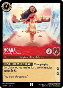 Moana - Chosen by the Ocean 117/204 Uncommon The First Chapter Lorcana Near Mint