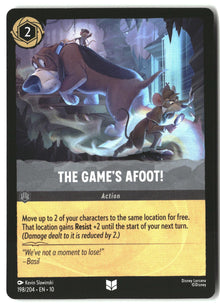 The Game's Afoot! 198/204 Uncommon Whispers in the Well Lorcana Lightly Played