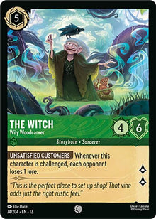 The Witch - Wily Woodcarver 74/204 Common Wilds Unknown Lorcana Near Mint