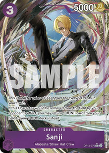 Sanji (070) (Alternate Art) OP12-070 Rare Legacy of the Master One Piece Foil NM
