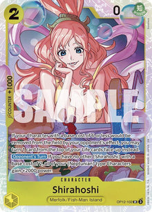 Shirahoshi OP12-102 Super Rare Legacy of the Master One Piece Foil Near Mint