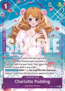 Charlotte Pudding (Alternate Art) OP11-070 A Fist of Divine Speed One Piece Foil NM