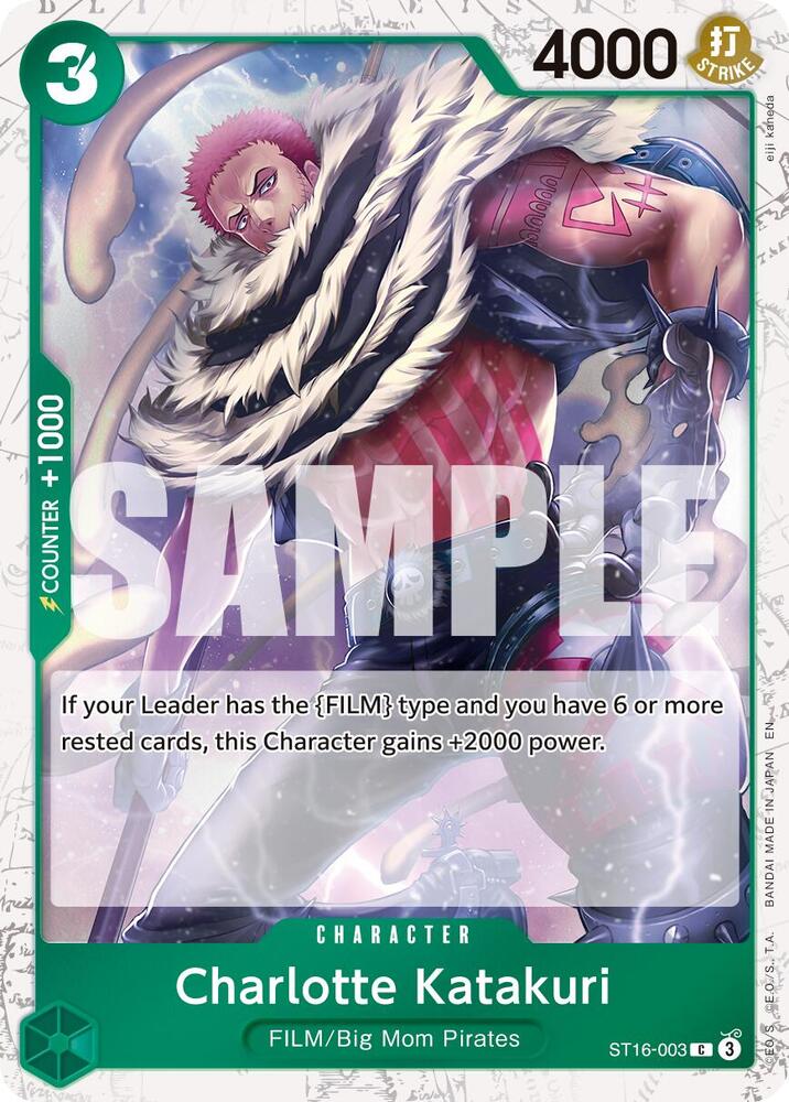 Charlotte Katakuri (Pirate Foil) ST16-003 Premium Booster -The Best- Vol. 2 One Piece NM