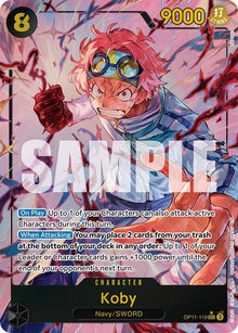 Koby (119) (Alternate Art) OP11-119 A Fist of Divine Speed One Piece Foil NM