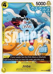 Jinbe EB02-055 Rare Extra Booster: Anime 25th Collection One Piece Foil NM