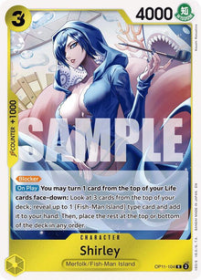 Shirley OP11-104 Rare A Fist of Divine Speed One Piece Foil Near Mint