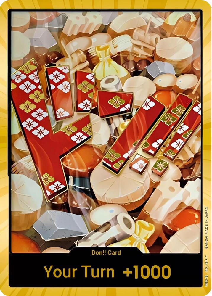 DON!! Card (Oden) (Gold) DON!! Premium Booster -The Best- One Piece Foil NM